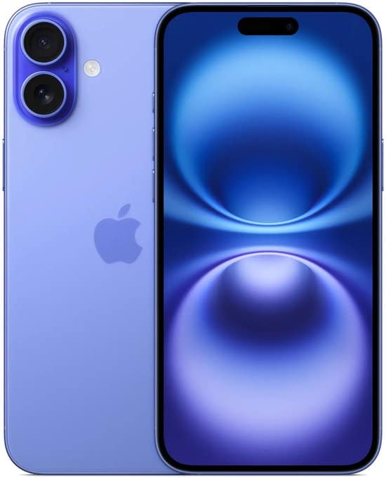 Refurbished Apple iPhone 16 Plus - 256GB - Blauw