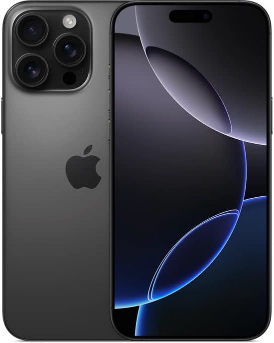 Refurbished Apple iPhone 16 Pro Max - 256GB - Zwart Titanium
