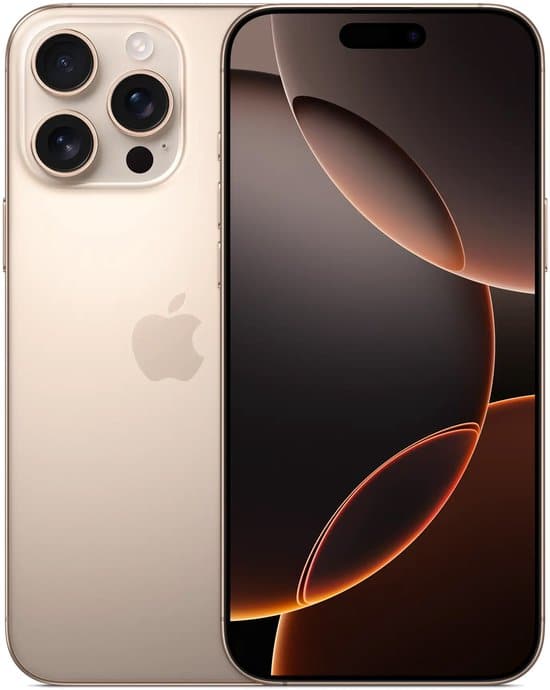Refurbished Apple iPhone 16 Pro Max - 256GB - Desert Titanium