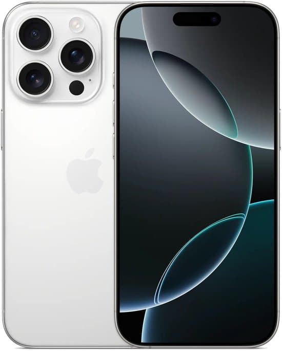 Refurbished Apple iPhone 16 Pro - 128GB - Wit Titanium