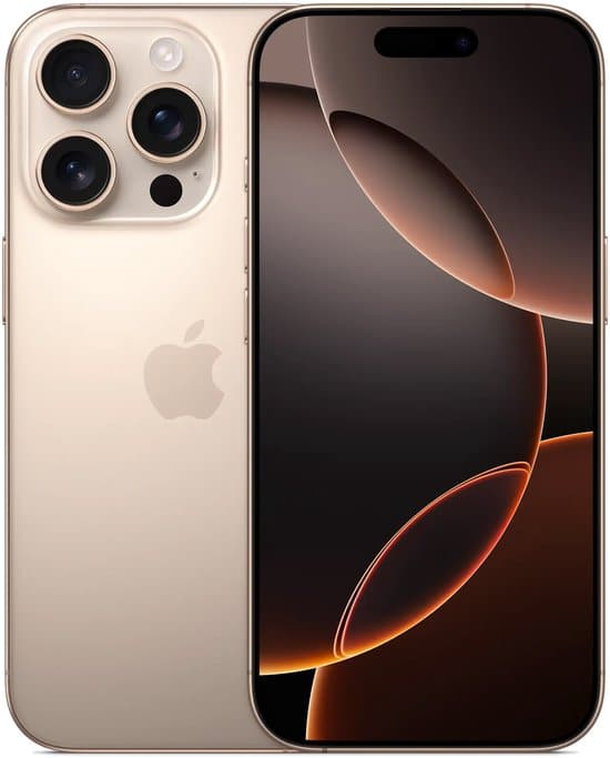 Refurbished Apple iPhone 16 Pro - 512GB - Desert Titanium