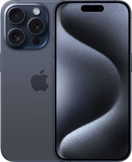 Refurbished Apple iPhone 15 Pro - 1TB - Blauw Titanium