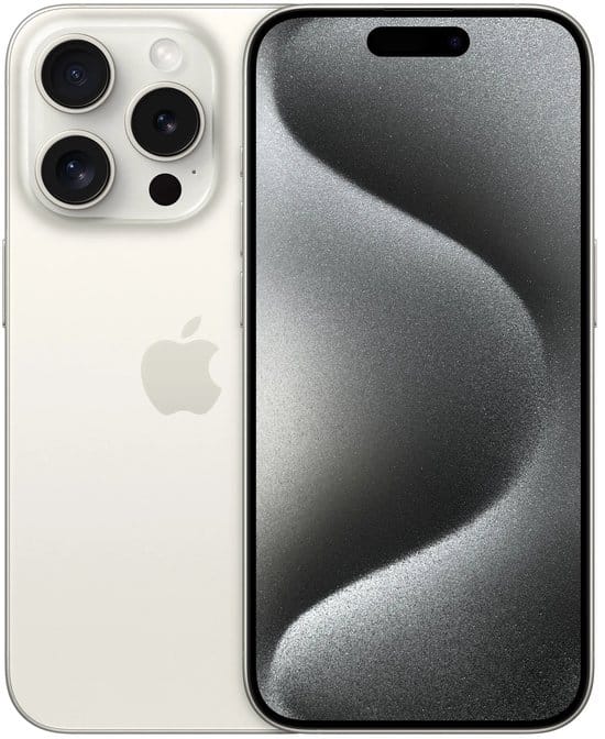 Refurbished Apple iPhone 15 Pro - 256GB - Wit Titanium