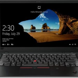Refurbished Lenovo ThinkPad X1 Carbon (6th Gen) Intel® Core™ i5 i5-8250U Laptop 35,6 cm (14") Full HD 8 GB LPDDR3-SDRAM 256 GB SSD Wi-Fi 5 (802.11ac) Windows 10 Pro Zwart