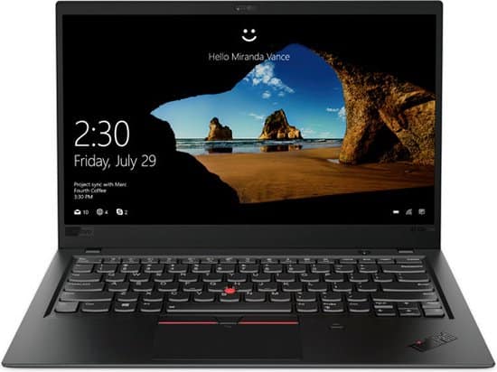 Refurbished Lenovo ThinkPad X1 Carbon (6th Gen) Intel® Core™ i5 i5-8250U Laptop 35,6 cm (14") Full HD 8 GB LPDDR3-SDRAM 256 GB SSD Wi-Fi 5 (802.11ac) Windows 10 Pro Zwart