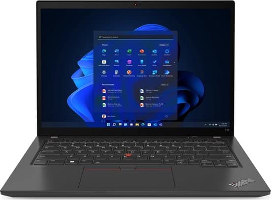 Refurbished Lenovo ThinkPad T14 Gen 3 (Intel) Intel® Core™ i5 i5-1235U Laptop 35,6 cm (14") WUXGA 16 GB DDR4-SDRAM 256 GB SSD Wi-Fi 6E (802.11ax) Windows 11 Pro Scandinavisch Zwart