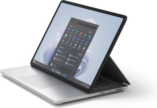 Refurbished Microsoft Surface Laptop Studio 2 Intel® Core™ i7 i7-13800H Hybride (2-in-1) 36,6 cm (14.4") Touchscreen 16 GB LPDDR5x-SDRAM 512 GB SSD NVIDIA GeForce RTX 4050 Wi-Fi 6E (802.11ax) Windows 11 Pro Platina