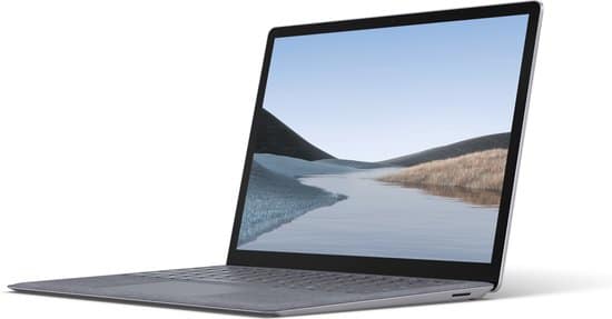 Refurbished Microsoft Surface Laptop 3 Intel® Core™ i5 i5-1035G7 34,3 cm (13.5") Touchscreen 8 GB LPDDR4x-SDRAM 256 GB SSD Wi-Fi 6 (802.11ax) Windows 10 Pro Platina