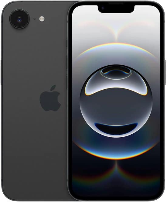 Refurbished Apple iPhone 16e - 256GB - Zwart