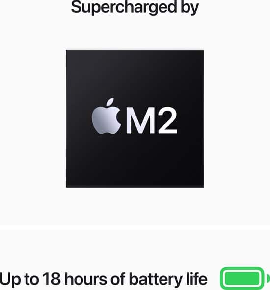 Refurbished Apple MacBook Air (2022) MLY13N/A - CTO - 13.6 inch - Apple M2 - 256 GB - Sterrenlicht